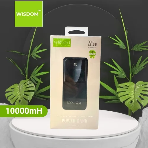Wisdom 10000mAh Digital Display Quick Charge Power Bank
