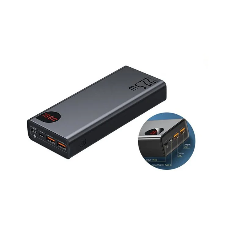 Baseus Adaman Metal Digital Display Quick Charge Power Bank 22.5W